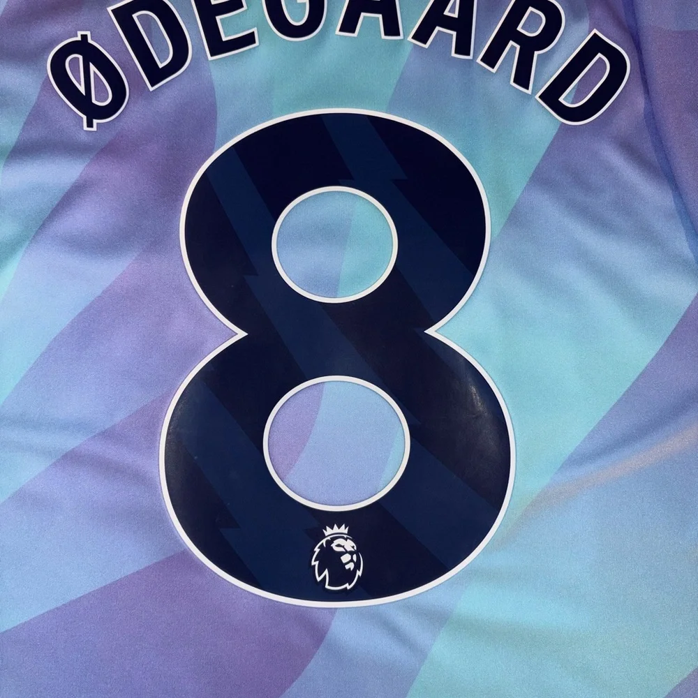 Ødegaard #8 Jersey m-xl blue purple odegaard 2025 third - Picture 2 of 4